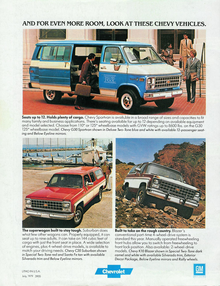 1980 Chevrolet Wagons Brochure Page 3